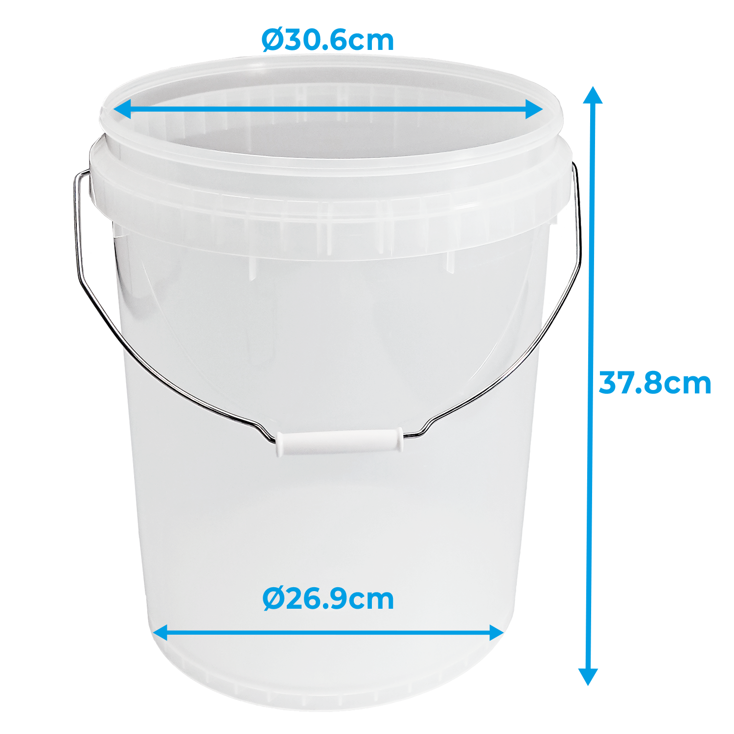 Simply Auto 20L Clear Detailing Bucket