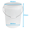 Simply Auto 20L Clear Detailing Bucket