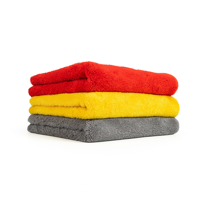 16'' x 16'' Plush 350gsm Korean Microfibre Edgeless Car Detailing Cloth
