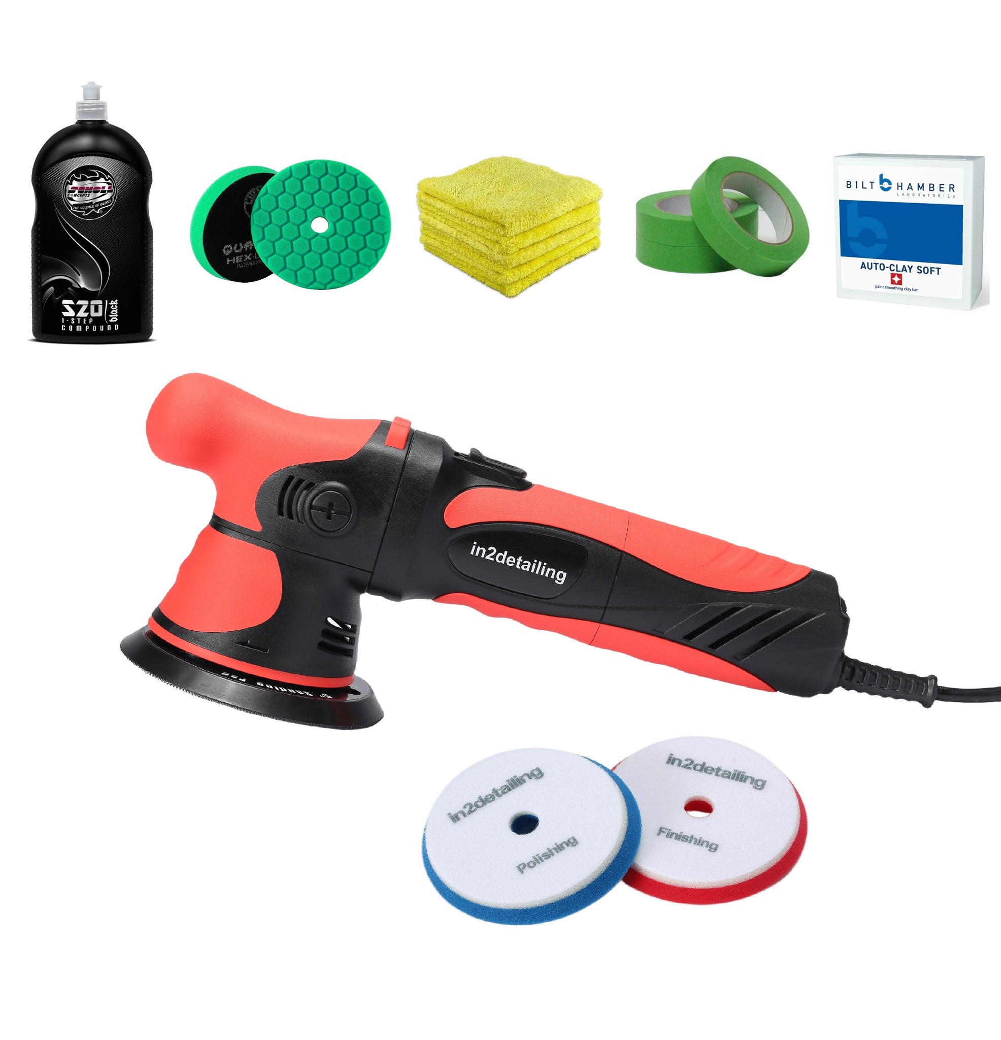 in2Detailing DA9 v2 Dual Action Machine Polisher **Forensic Detailing Bundle**