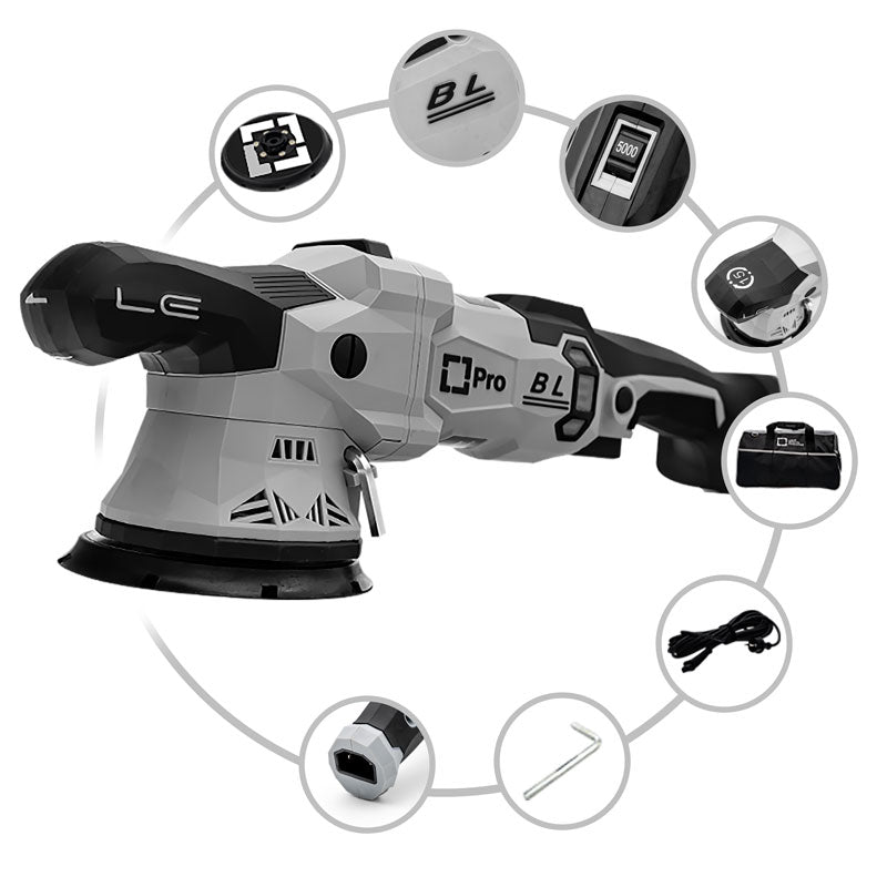 Liquid Elements T4500 PRO - 15mm Brushless DA Polishing Machine
