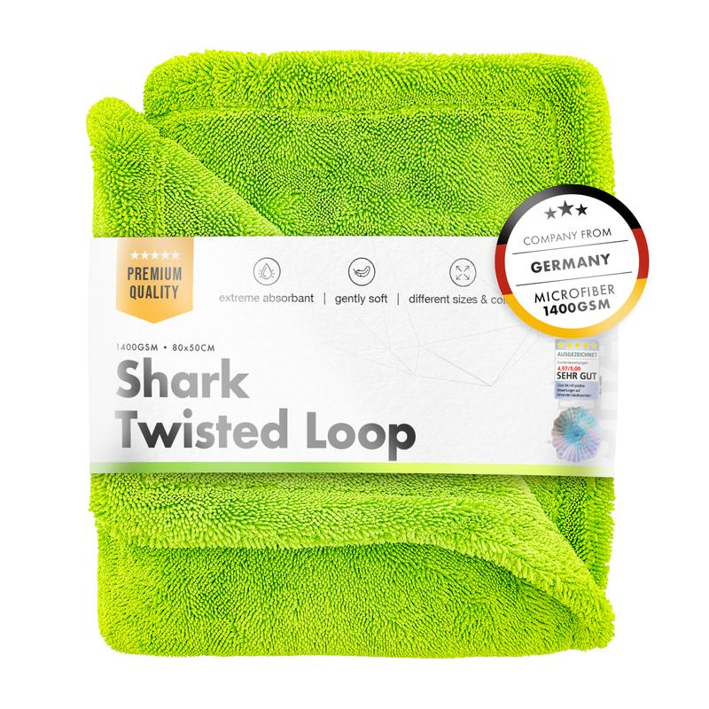chemicalworkz Shark Twisted Loop Drying Towel – 80 x 50cm