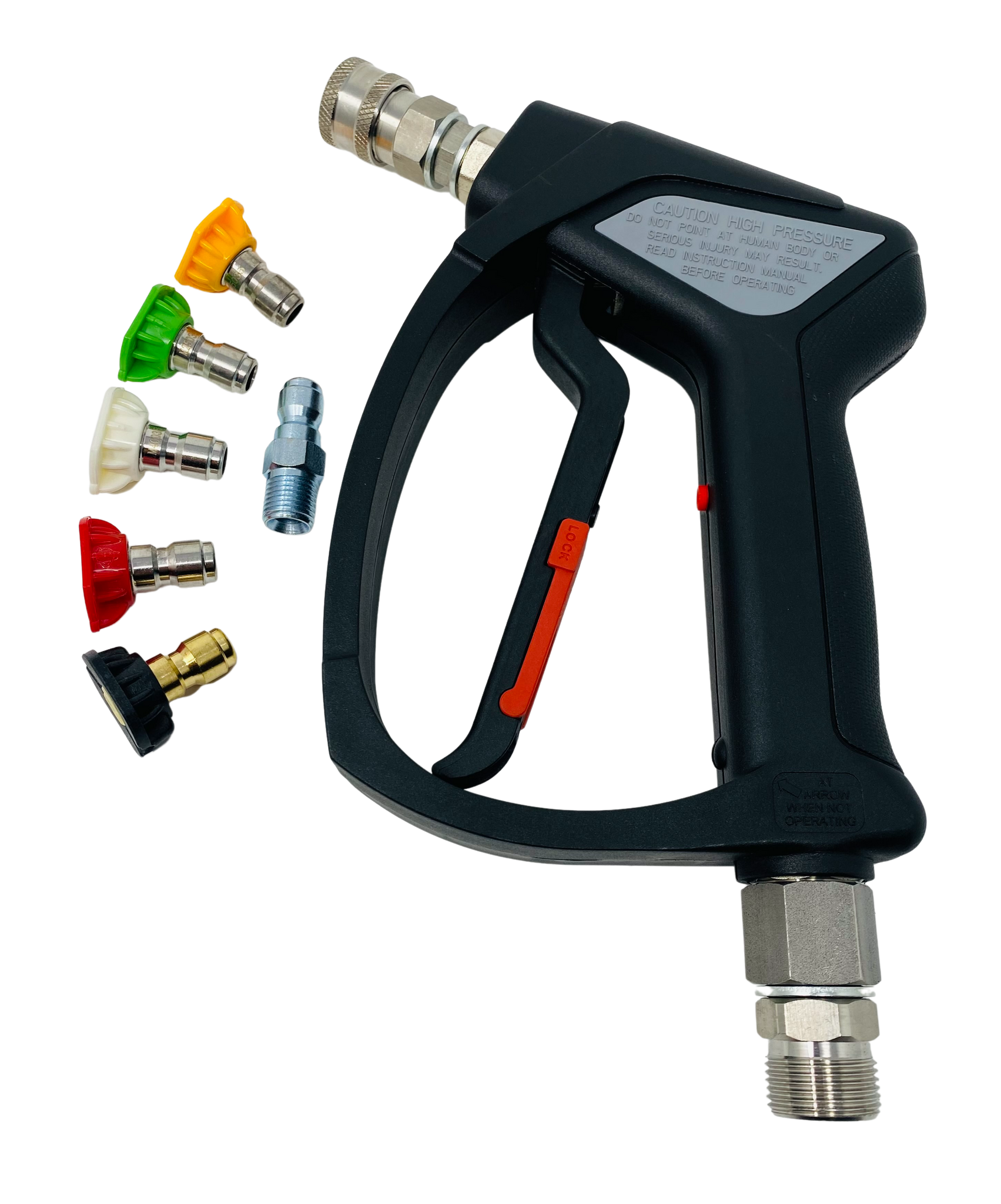 MTM Hydro SGS35 Stainless Steel Swivel Short Trigger Gun with Quick Release Nozzle Kit
