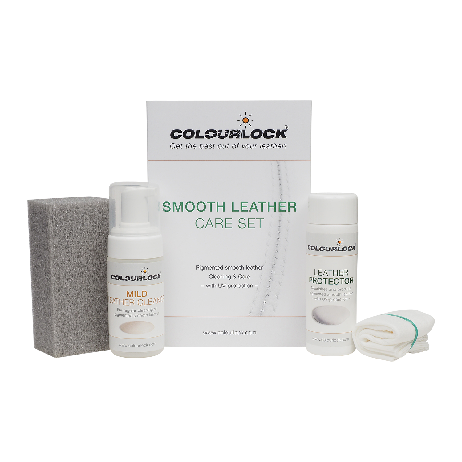 Colourlock Smooth Leather Care Kit - Mild Leather Cleaner & Protector