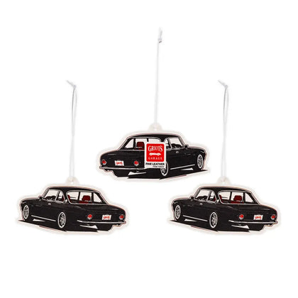 Griot’s Garage Stinky-Be-Gone Hanging Air Freshener – Fine Leather (Pack of 3)