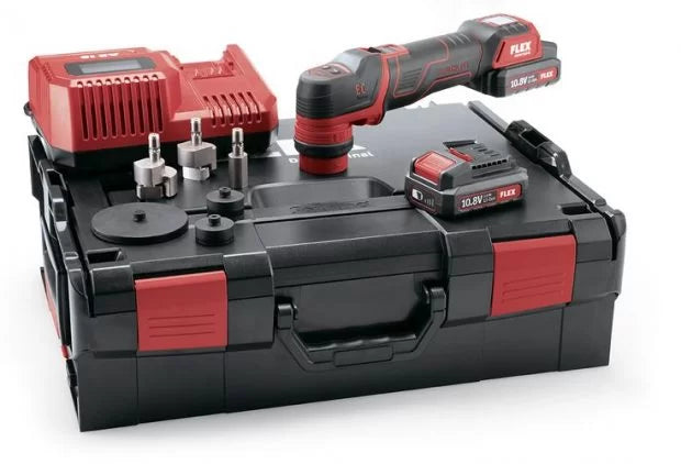 【良品】FLEX コードレスポリッシャー セット [型番：PXE 80」 FLEX PXE 80 10.8-EC/2.5 Set – in2Detailing