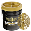 Angelwax Car Wash Bucket with Grit Guard and Lid