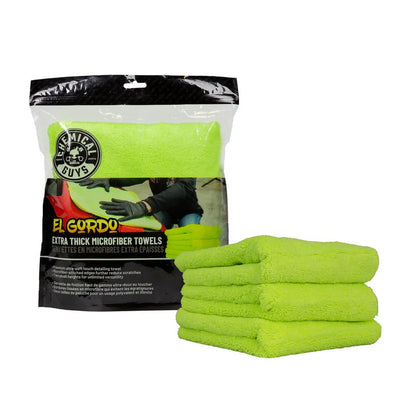 Chemical Guys El Gordo Extra Thick Professional Microfibre Towel (3 Pack)