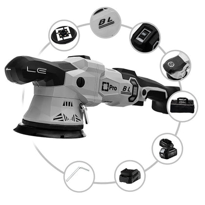 Liquid Elements A4500 PRO - 15mm Brushless Cordless DA Polishing Machine