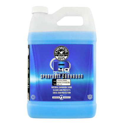 Chemical Guys P40 Quick Detail Spray Natural Carnauba Shine US Gallon