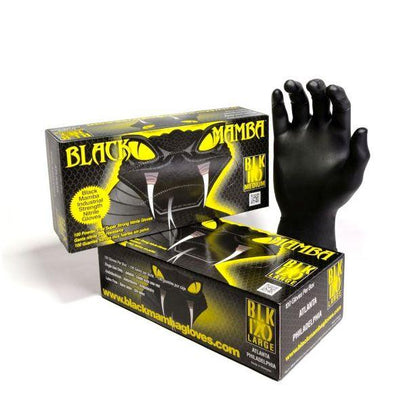 Black Mamba Nitrile Gloves (100 Pack)
