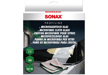 Sonax Microfibre Glass Cloth (Pack of 3)