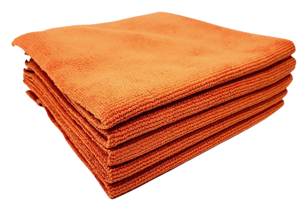 TEXTILES FOR MODERN LIVING 第五版 00-07 Pack of 5 16'' x 16'' Korean Pearl Weave Microfibre Cloths