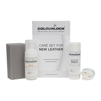 Colourlock New Leather Care Kit - Mild Leather Cleaner & Leather Shield