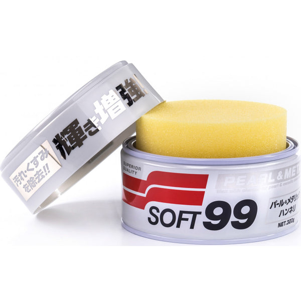 Soft99 Pearl & Metallic Soft – Cire Haute Brillance Gris – Protection Hydrophobe & Profondeur De Couleur