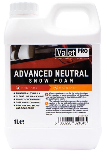 ValetPro Advanced Neutral Snow Foam