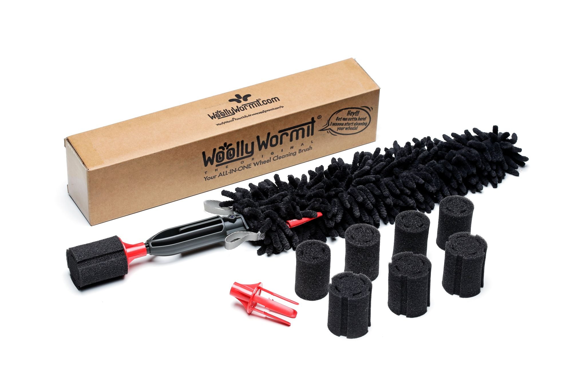  Woollywormit Wheel Cleaning Brush Car Detailing Kit - Rim Brush,  Lug Nuts and Wheel Cleaner Brush Car Wash Kit -Tire Brushes for Cleaning  Rims - Car Cleaning Supplies and Rim Cleaner