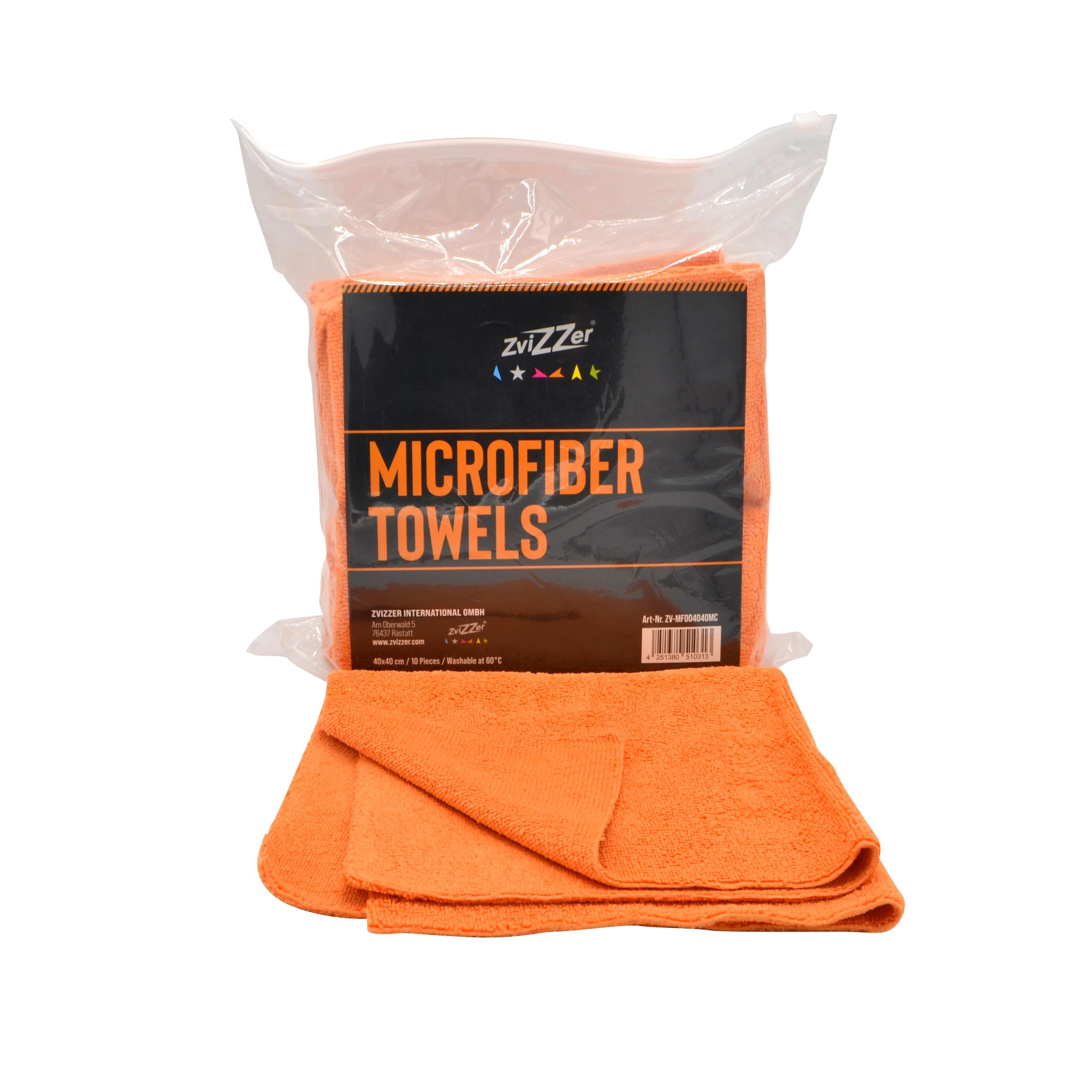 Zvizzer Microfibre Cloths (Choice of Colours - 10pk) – in2Detailing