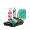 Stjarnagloss Gloss Wash Kit - Citrus Pre-Wash, Shampoo, Rinse Aid, Wash Mitt and Drying Towel