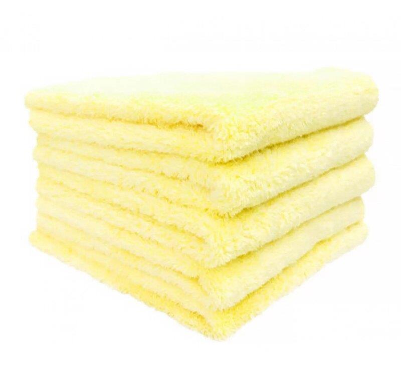 Purestar Light Touch Buffing Towels - Yellow - 5 Pack